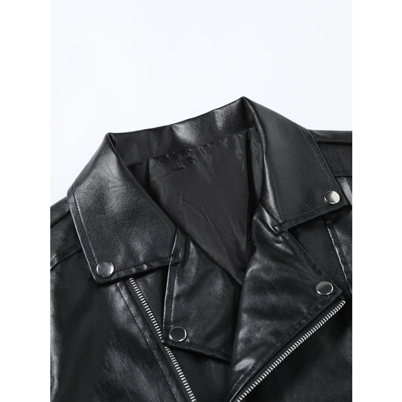 Nieuwe leren herenjas mode eff - Men'S Fashion Leather Jacket recensie en prijs