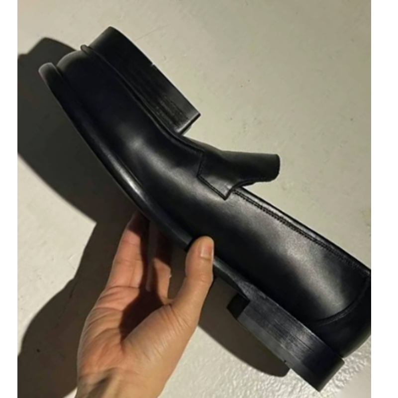 Heren zwarte ronde teen loafer - Mens Fashion Dress Shoes recensie en prijs