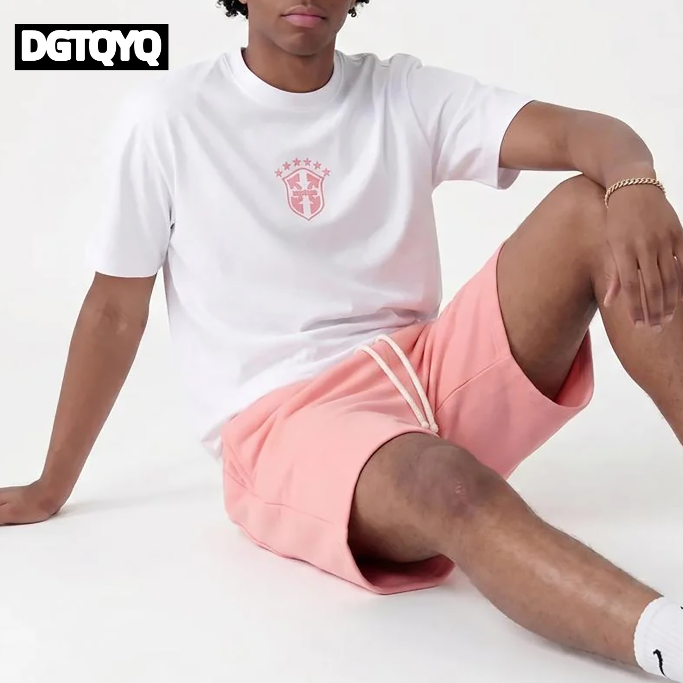 Zomerse nieuwe roze geborduurd - Mens Fashion Zip Up recensie en prijs