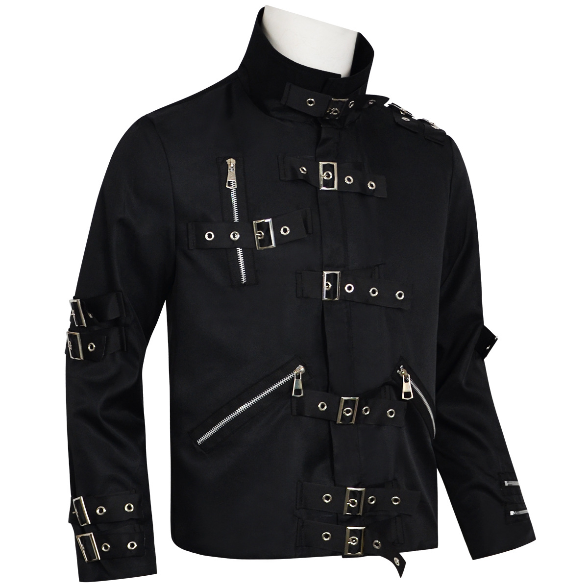 Punk Heavy Metal V8 leren jack - Men'S Fashion Leather Jacket recensie en prijs