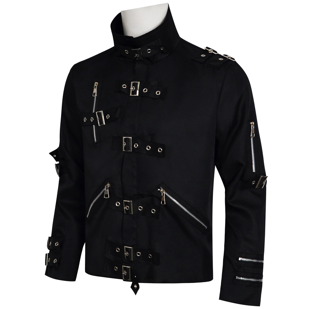 Punk Heavy Metal V8 leren jack - Men'S Fashion Leather Jacket recensie en prijs