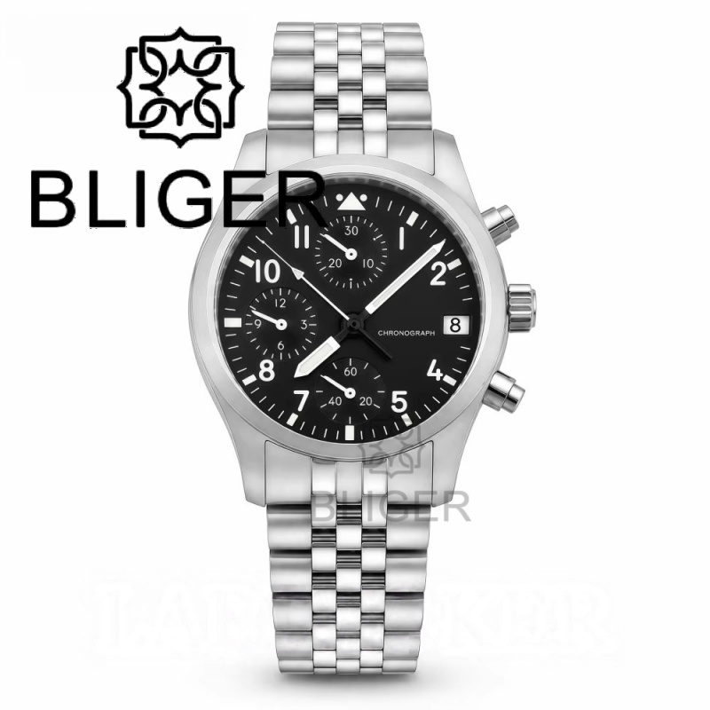 BLIGER Volledig zwart geborste - Men'S Fashion Jewelry recensie en prijs