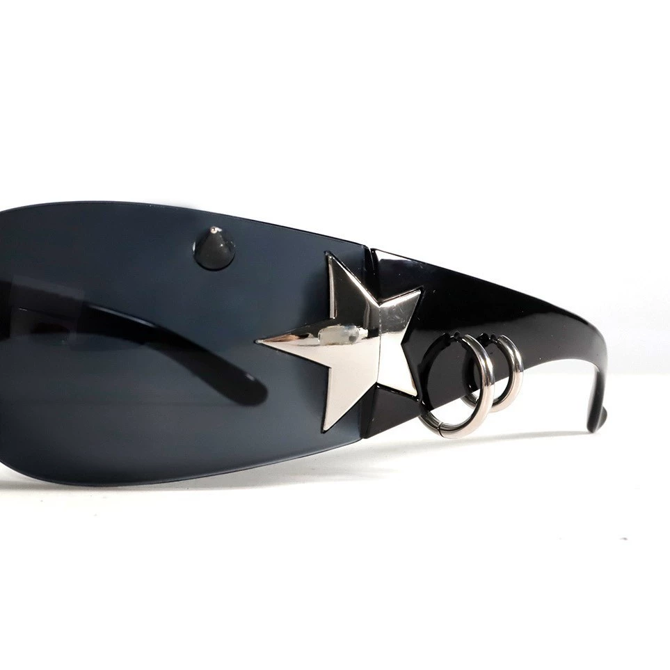 Rivet Punk Metal Star Frame Br - Men'S Fashion Y2K recensie en prijs