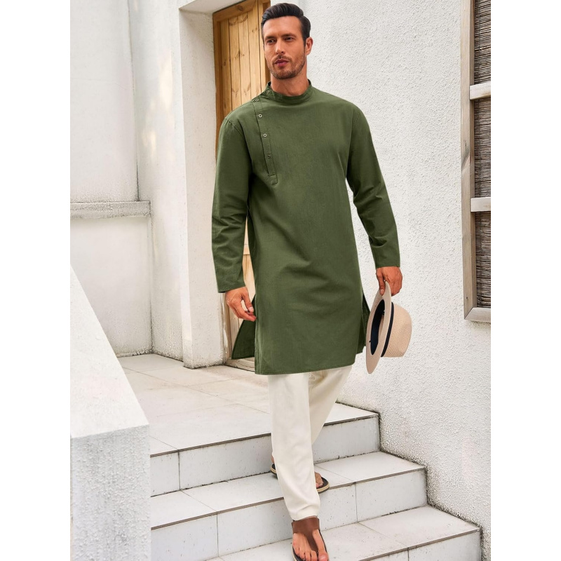 Heren Kaftan Thobe Robe Lange  - Men'S Fashion Kurta recensie en prijs