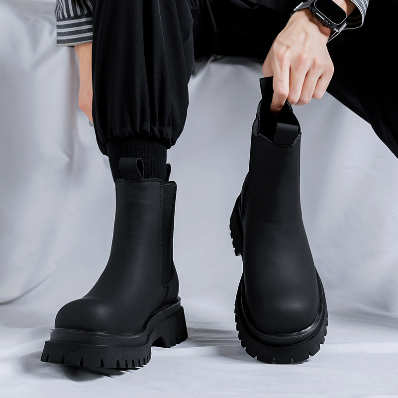 2026 Platform Zwarte High Top  - Chelsea Boots Men recensie en prijs