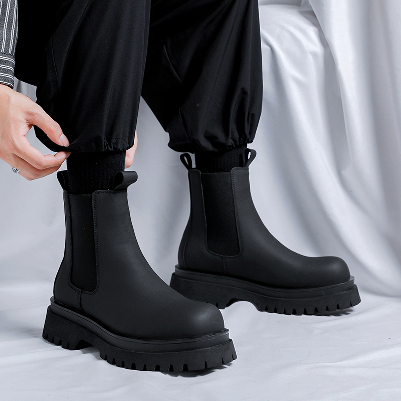 2026 Platform Zwarte High Top  - Chelsea Boots Men recensie en prijs