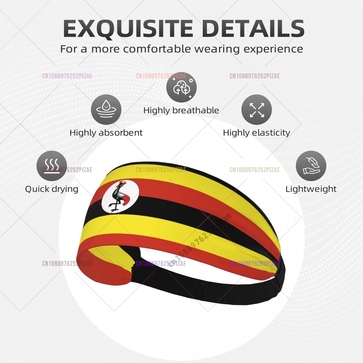 Uganda Vlag Mannen Vrouwen Ban - Men Fashion Uganda recensie en prijs