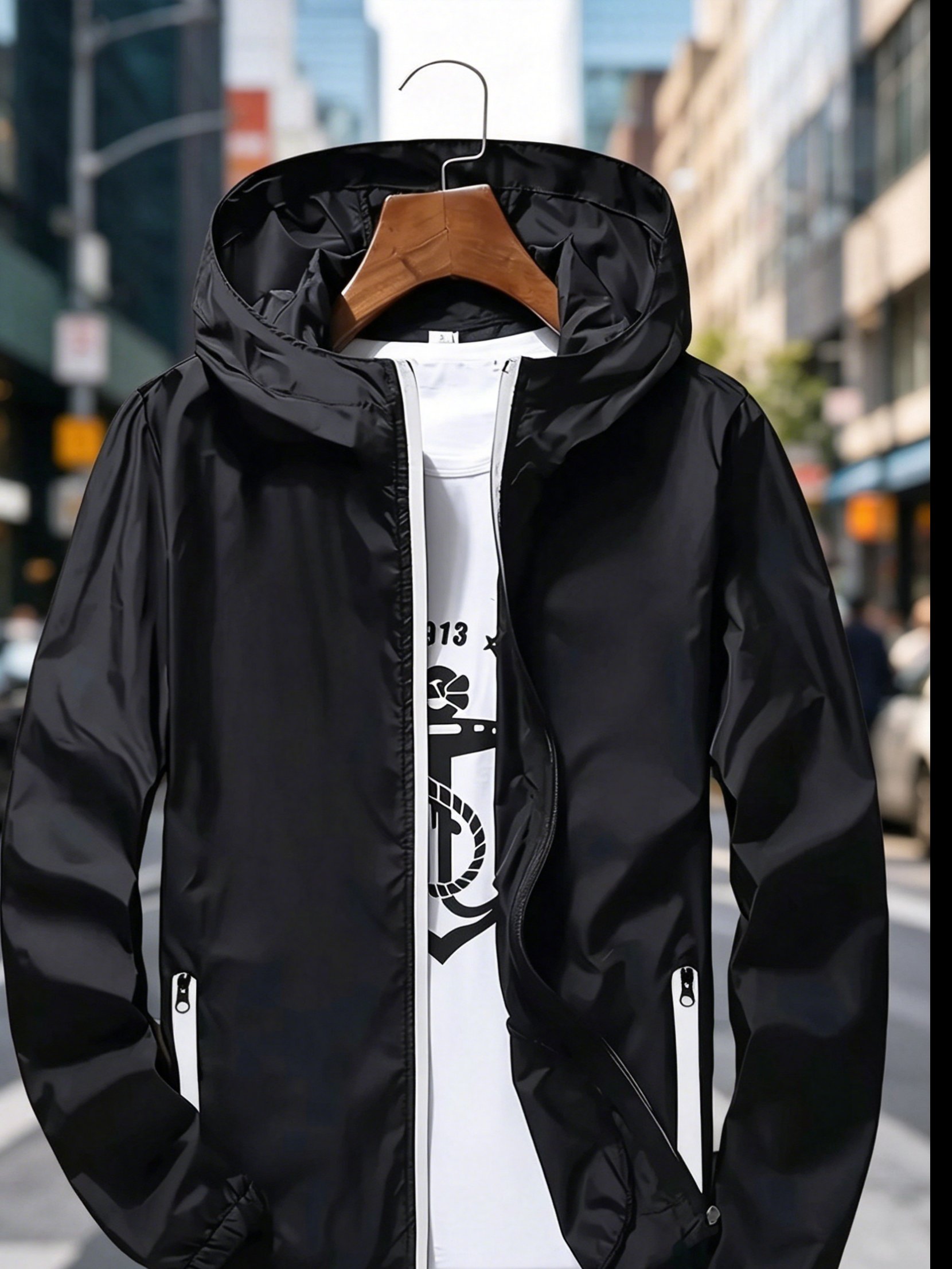 Heren Premium Lichtgewicht Win - Mens Fashion Zip Up recensie en prijs