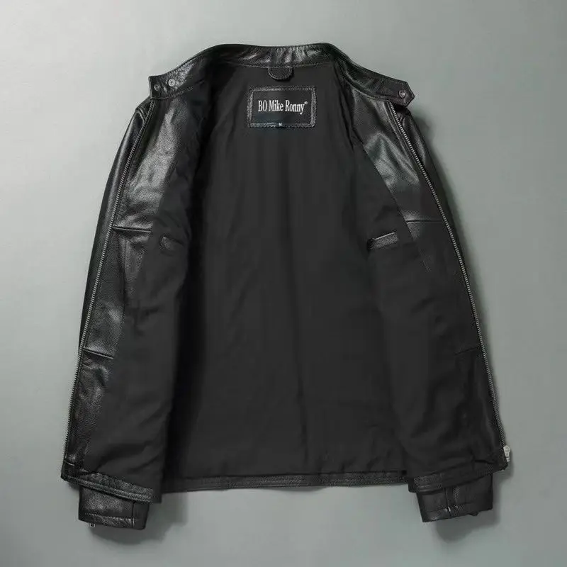 Echt Leren Jas Heren 100% Koei - Men'S Fashion Leather Jacket recensie en prijs