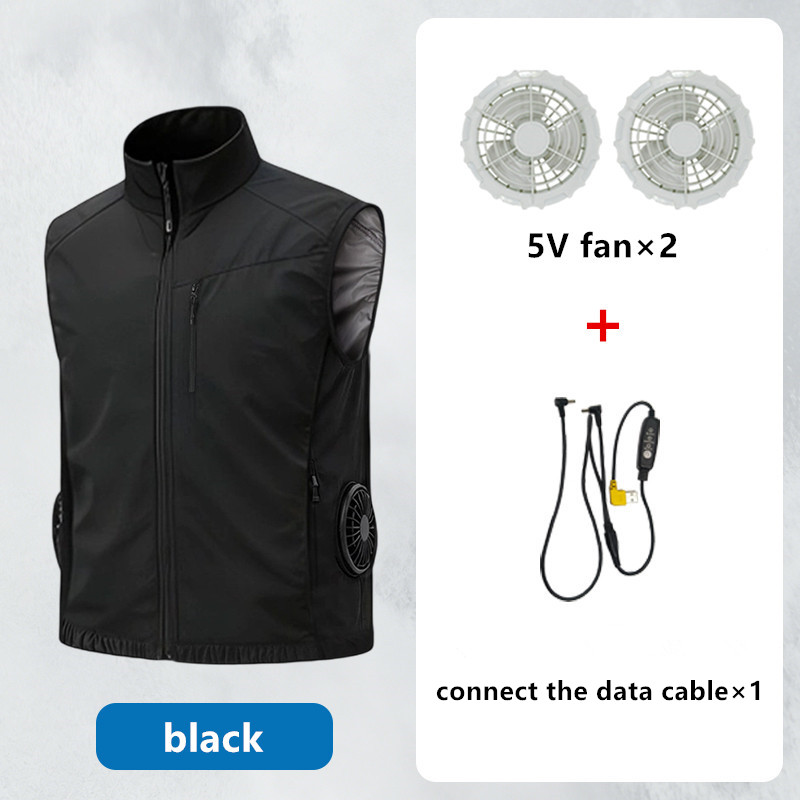 Zomer heren koelvest tegen zon - Mens Fashion Zip Up recensie en prijs